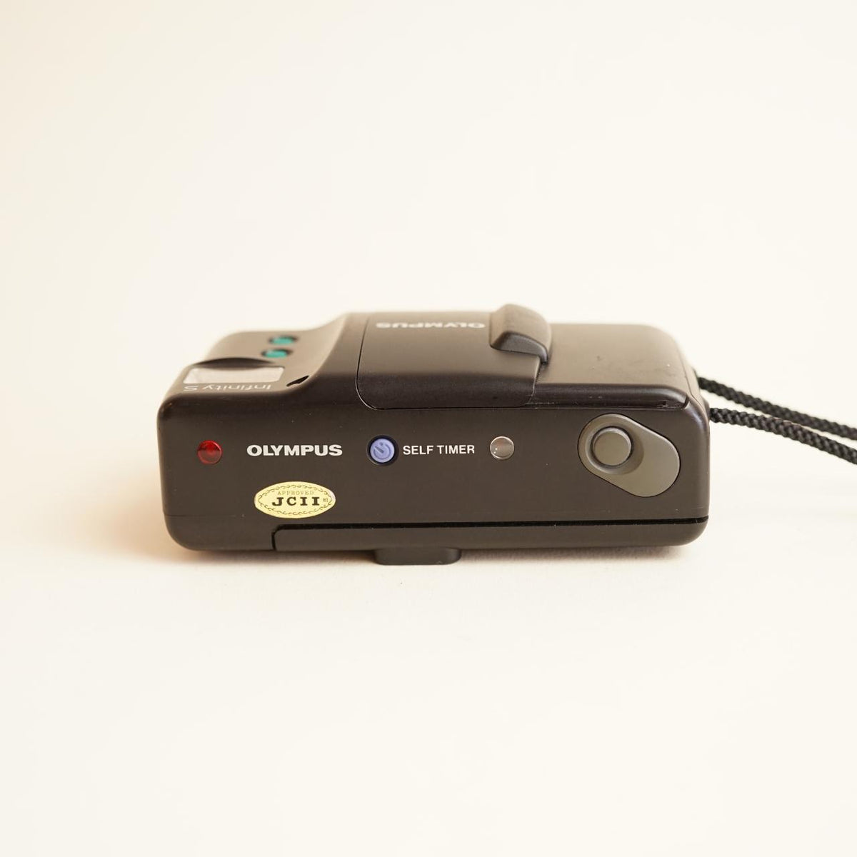 Olympus Infinity S Film Camera | 35mm Point & Shoot | Tested & Working | Black