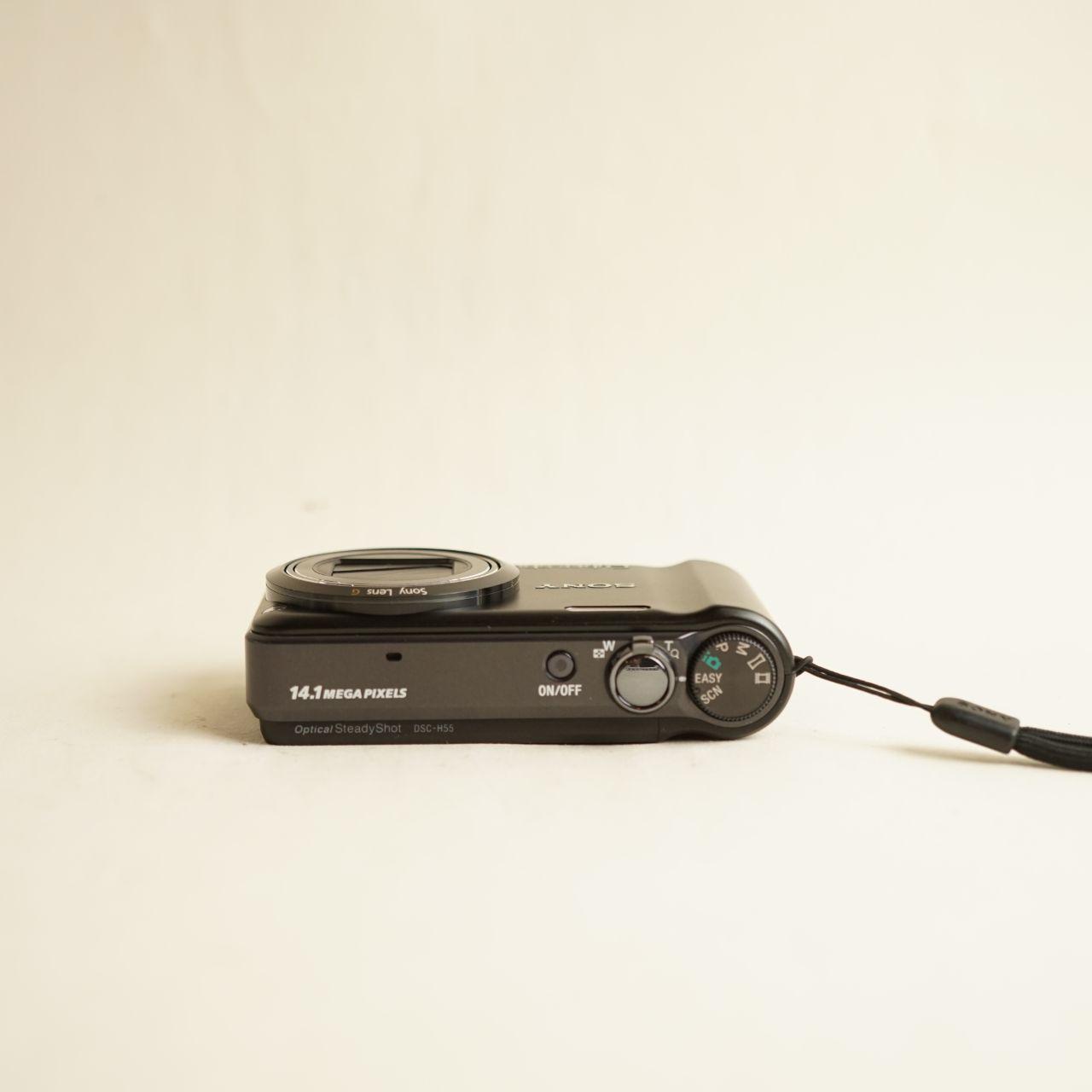 Sony Cyber-shot DSC-H55 Digital Camera | 14.1MP | Tested & Working | Black