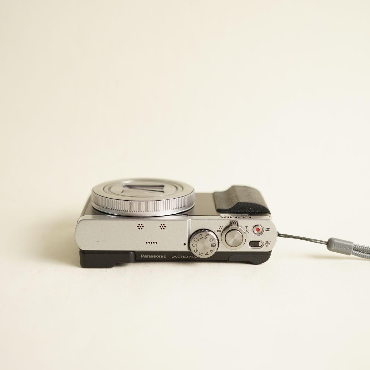 Panasonic Lumix DMC-ZS50 Digital Camera | 12.1MP | Tested & Working | Black & Silver