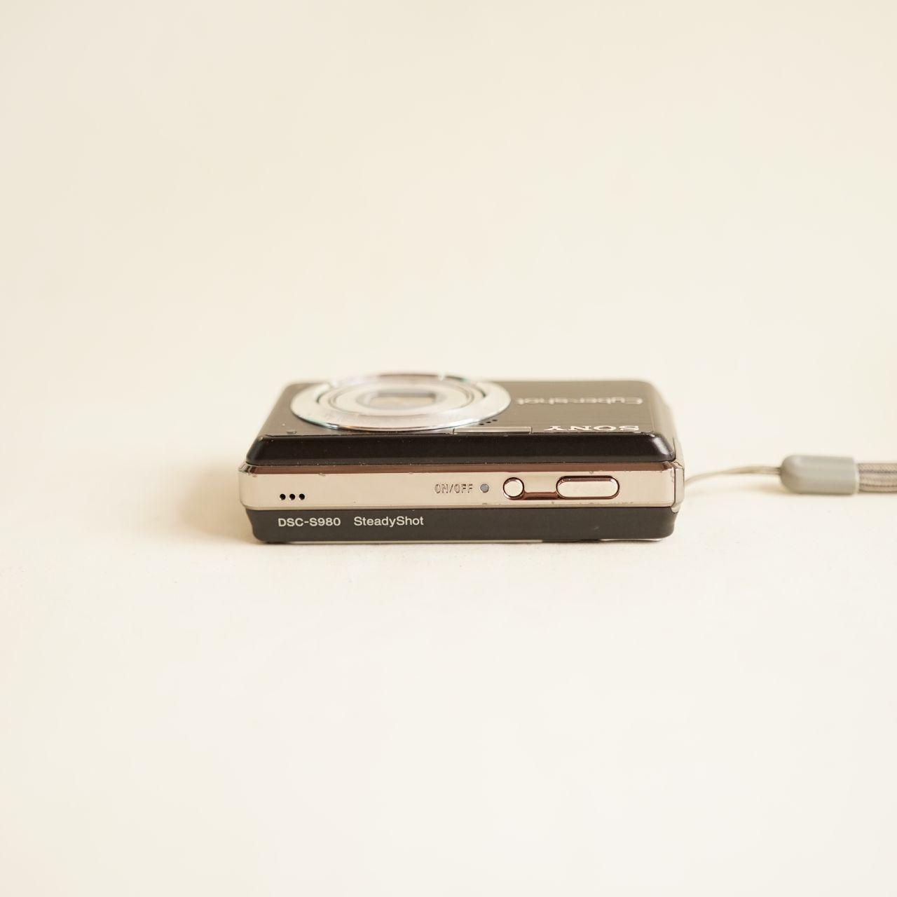 Sony Cyber-shot DSC-S980 Digital Camera | 12.1MP | Tested & Working | Black