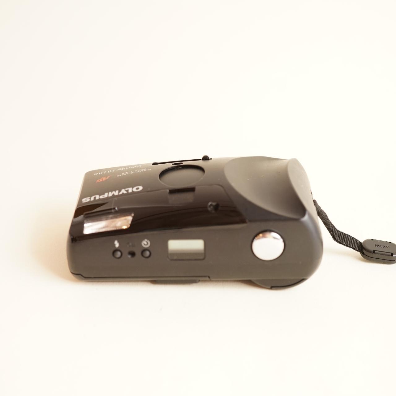 Olympus Infinity Hi-Lite Film Camera | 35mm Point & Shoot | Tested & Working | Black