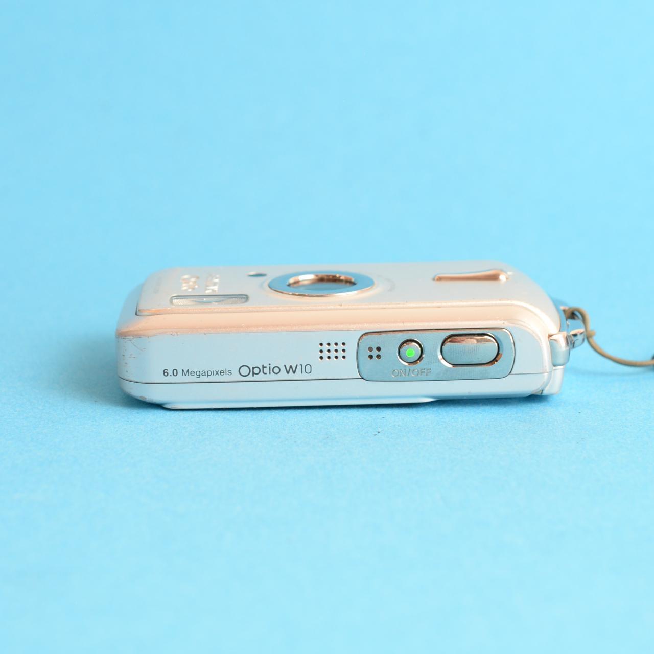 Pentax Optio W10 Digital Camera | 6MP | Tested & Working | Silver