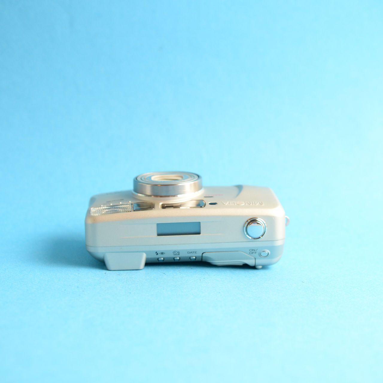 Minolta Freedom Zoom 150 Film Camera | 35mm Point & Shoot | Tested & Working | Silver