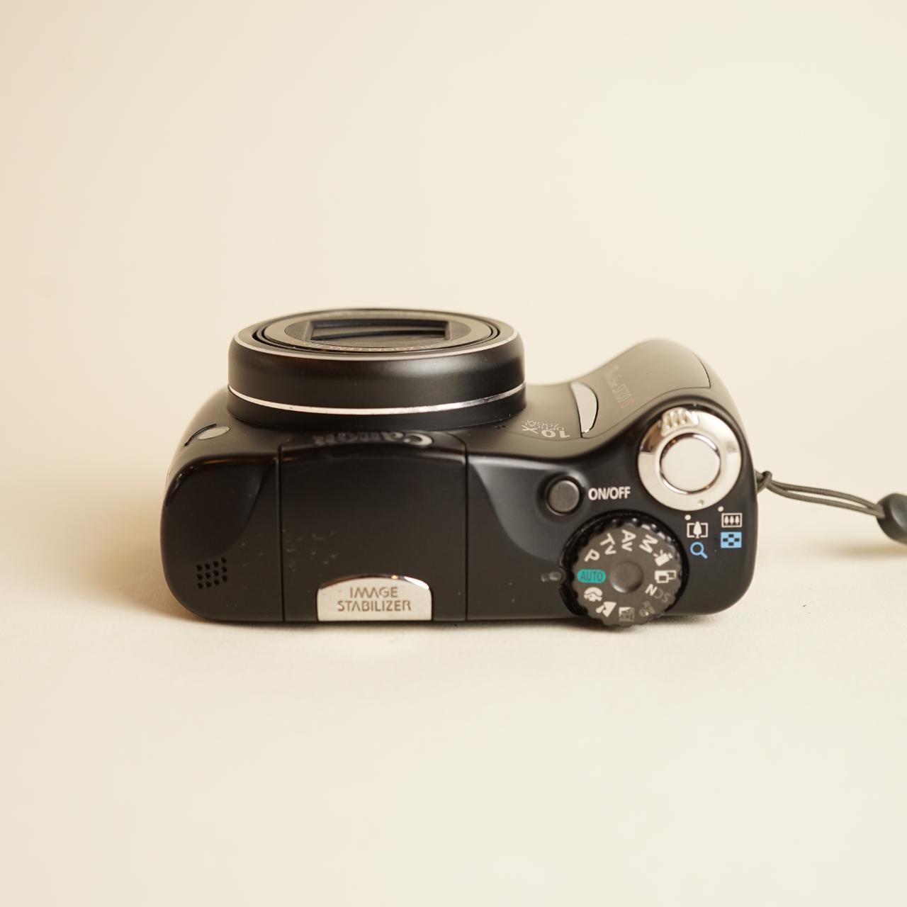 Canon PowerShot SX100 IS Digital Camera | 8MP | Tested & Working | Black
