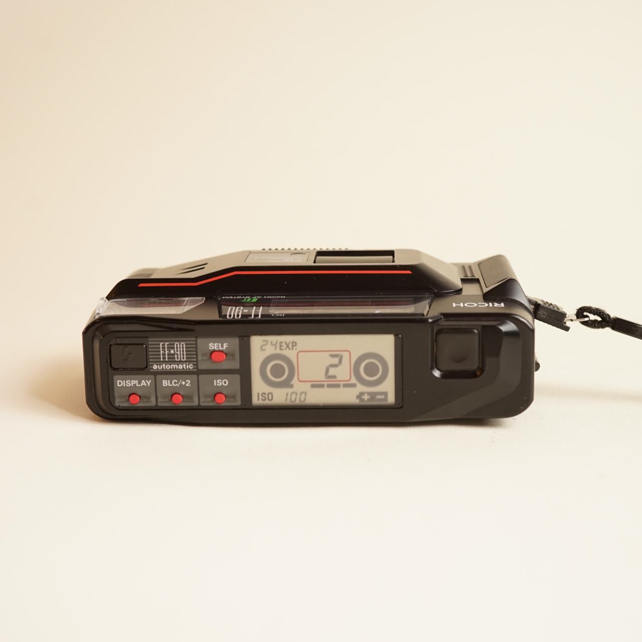 Ricoh FF-90 | 35mm Point & Shoot Film Camera | Tested & Working | Black