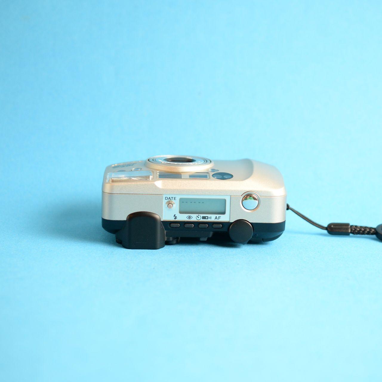 Pentax IQZoom 928M Film Camera | 35mm Point & Shoot | Tested & Working | Silver