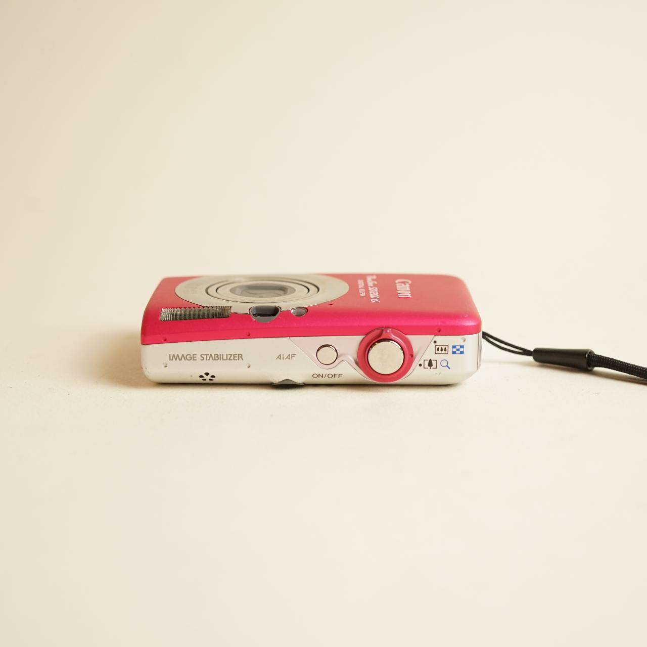 Canon PowerShot SD1200 IS Digital Camera | 10MP | Tested & Working | Pink