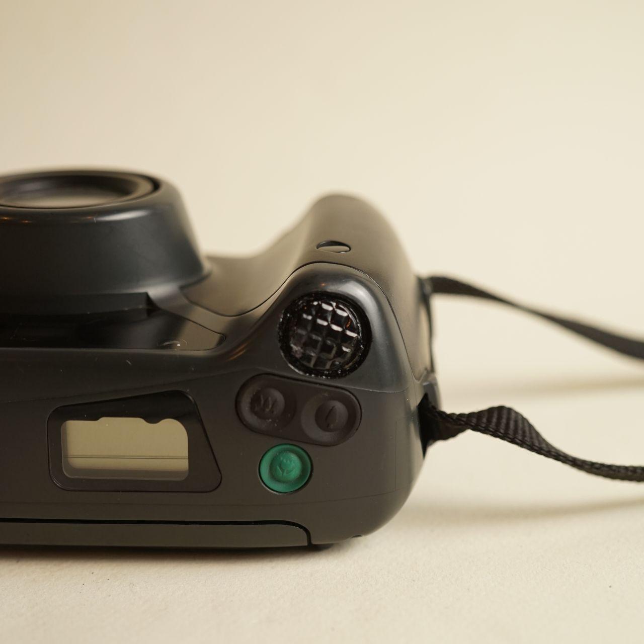 Pentax Zoom 90-WR Film Camera | 35mm Point & Shoot | Tested & Working | Black